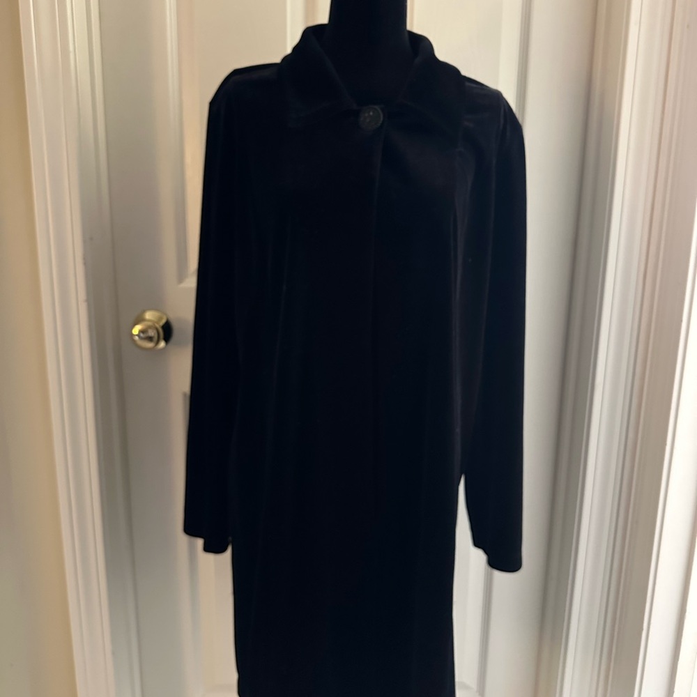 Chico’s Black Velour Jacket